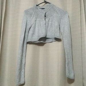 Girls glitter long sleeve sweater